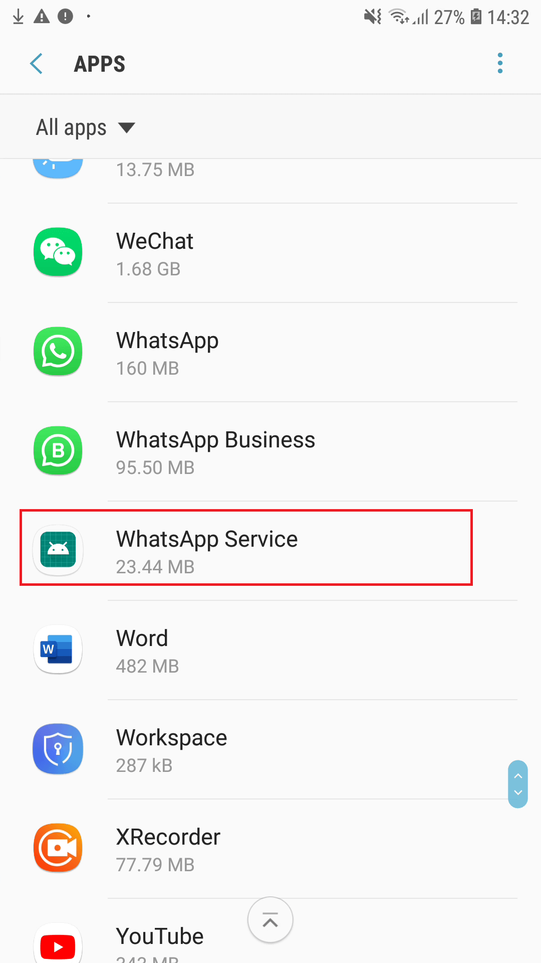 whatsapp service