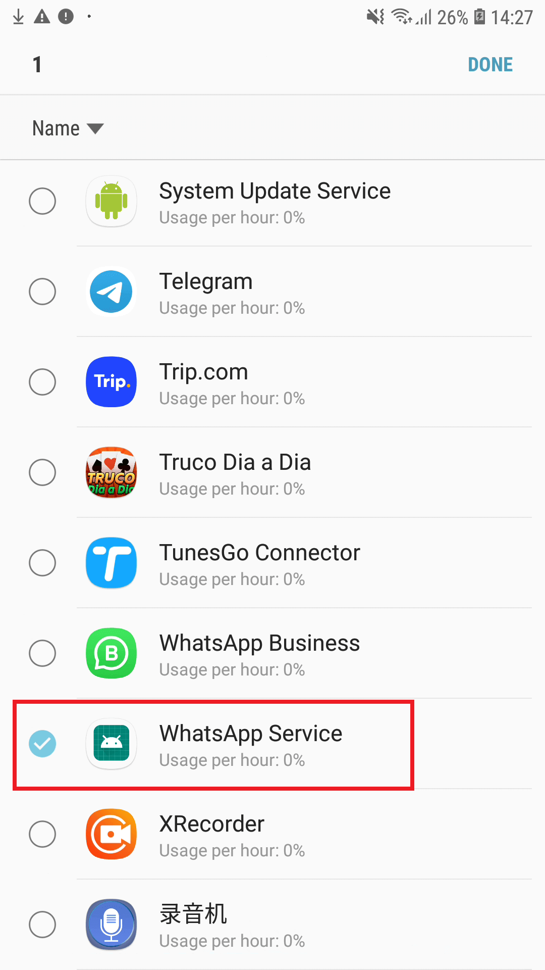 whatsapp service