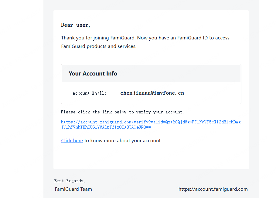 Order Email